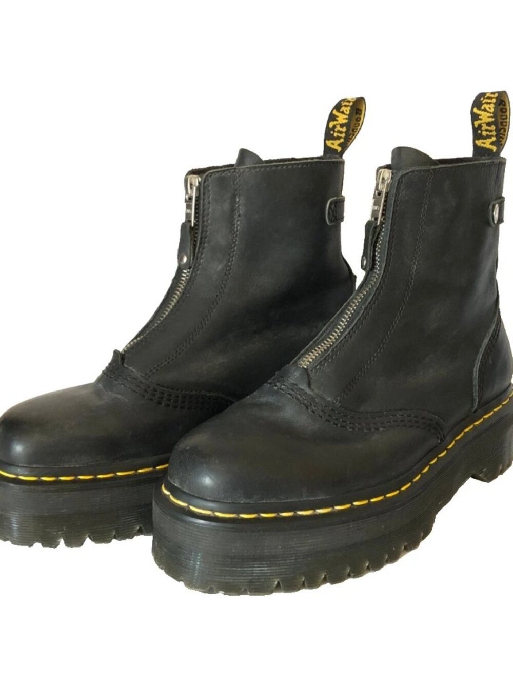 Dr. Martens Women's Jetta Zip-Front Platform Boots US L 8 Lightly Pre-Owned
